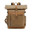 Premium Crazy Horse Leather Laptop Backpack for Travel