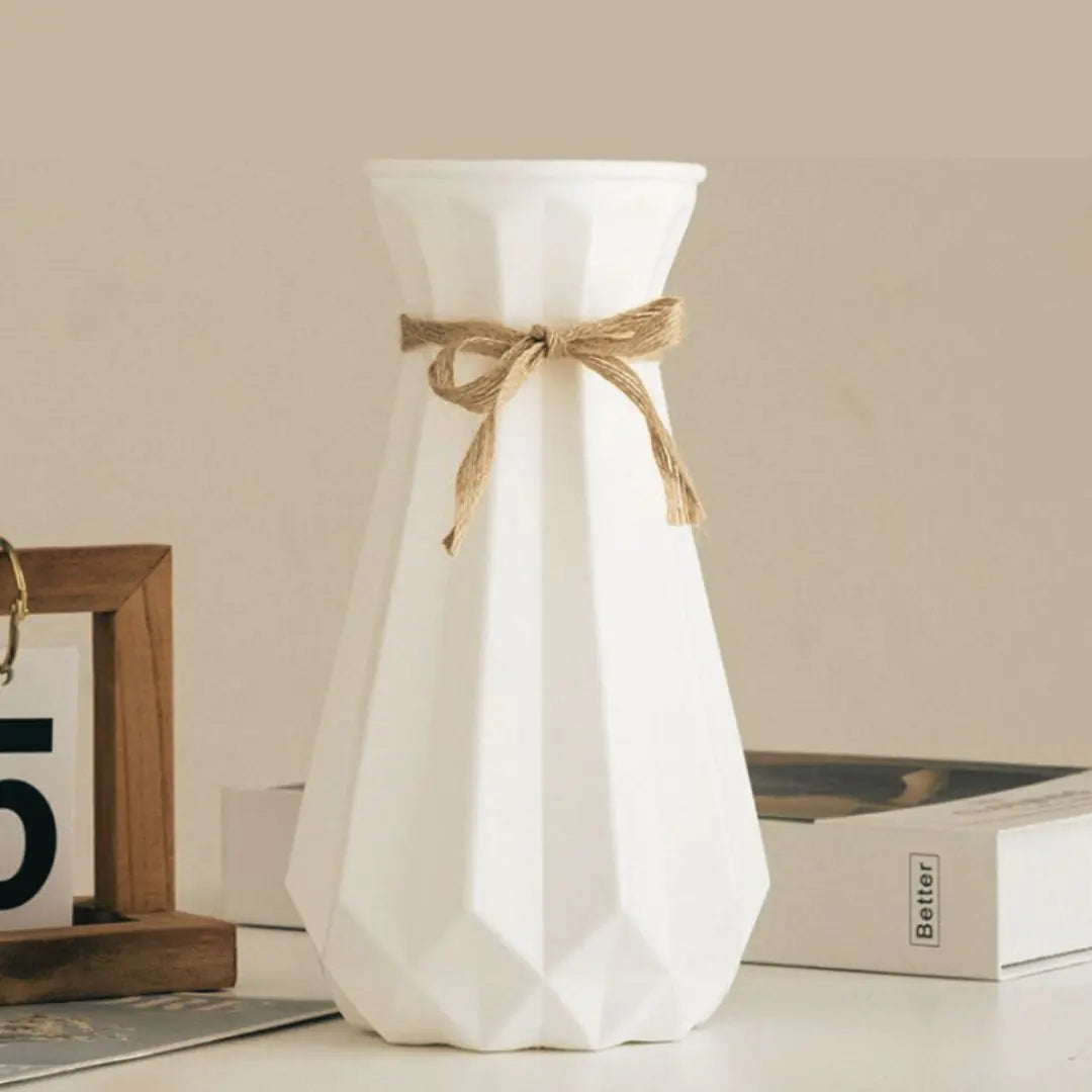 Jarrón de Origami Moderno para Decoración Creativa del Hogar