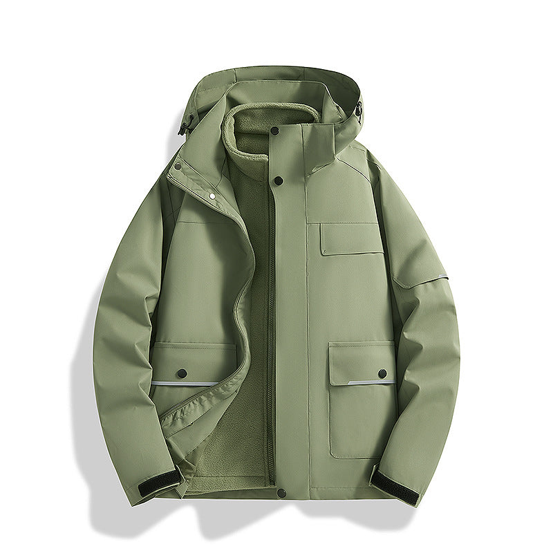Chaqueta Shell 3 en 1 Premium a Prueba de Viento y Agua