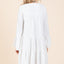 Chic Tiered Flare Sleeve Dress – Stylish Elegance with Notched Neckline - Korvel