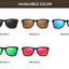 Lunettes de soleil polarisées à charnière à ressort Pattern Leg