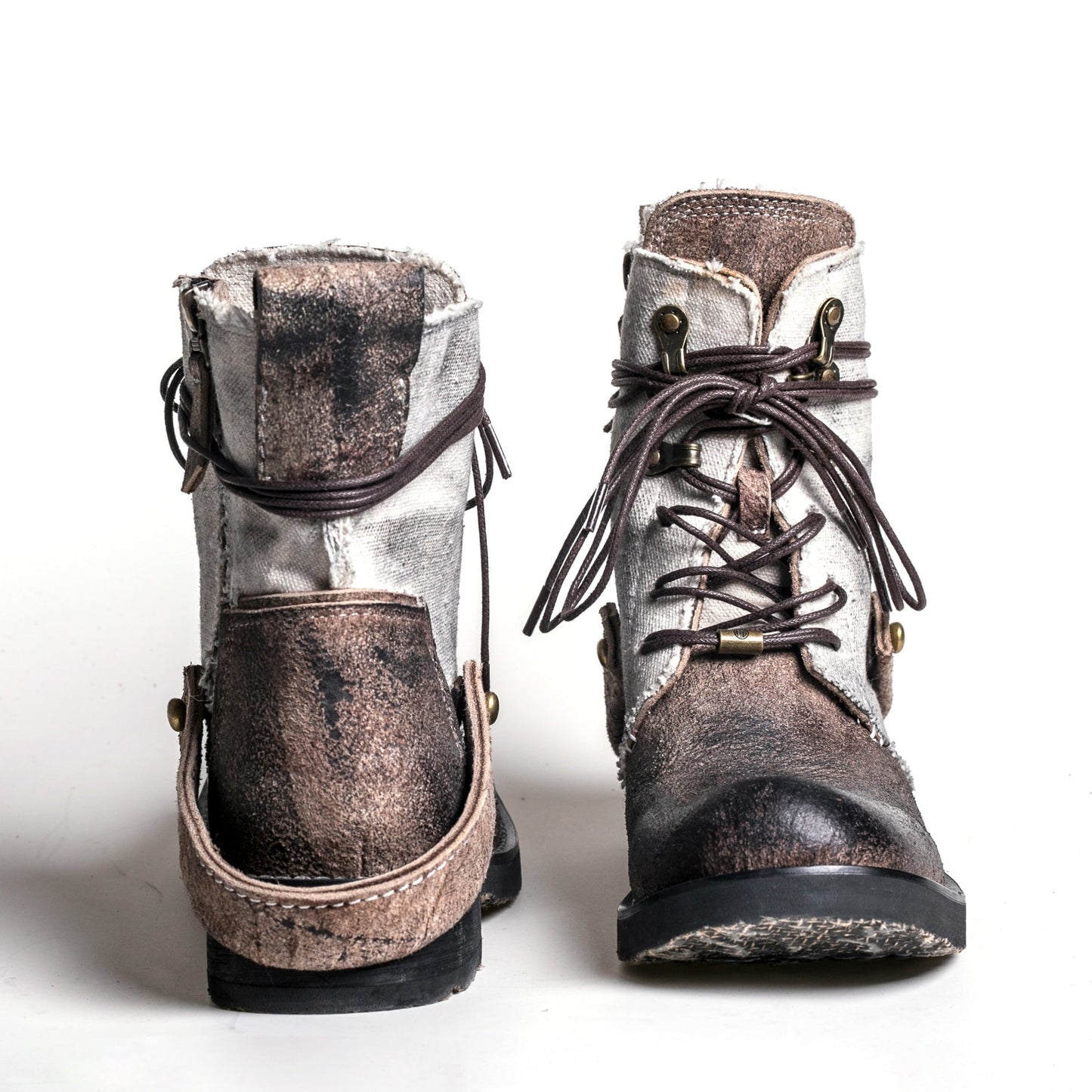 Botas Martin de Lona Vintage Japonesas para Exterior