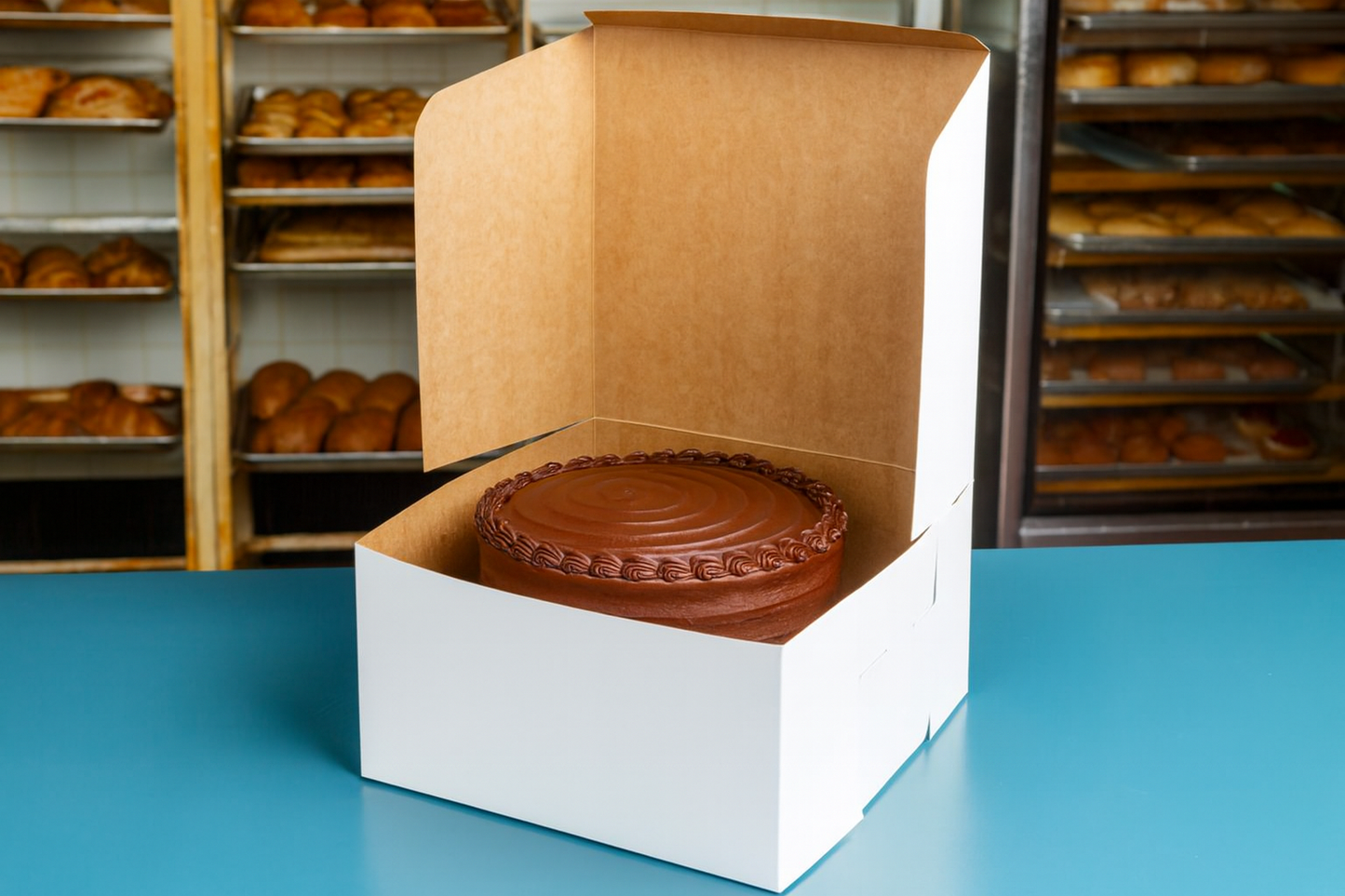 Boîte à gâteau premium 14x14 - Polyvalente et ajustable