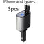 Premium Metal Car Charger 100W Fast Charging Adapter