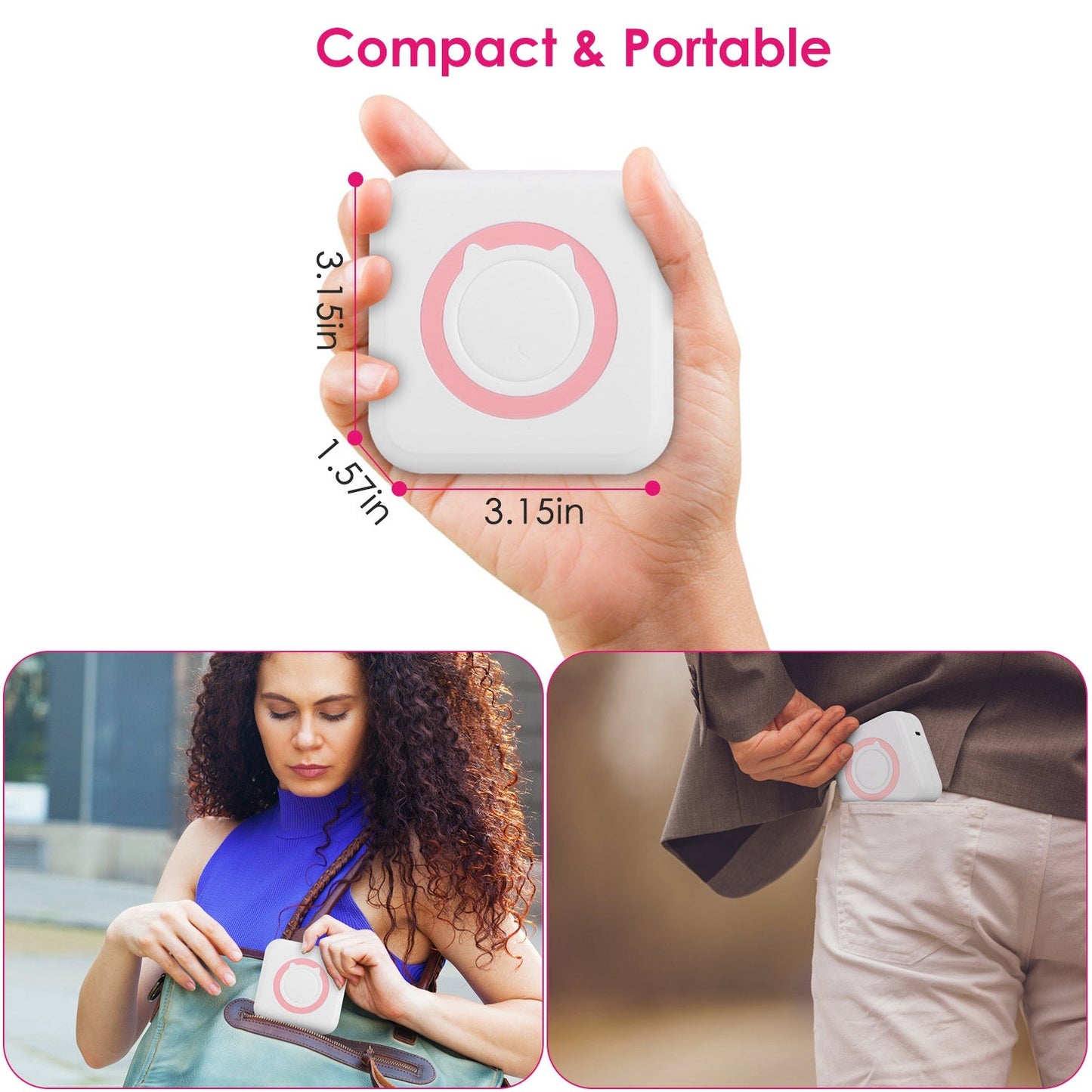 Impresora Térmica Inalámbrica GBruno Pocket