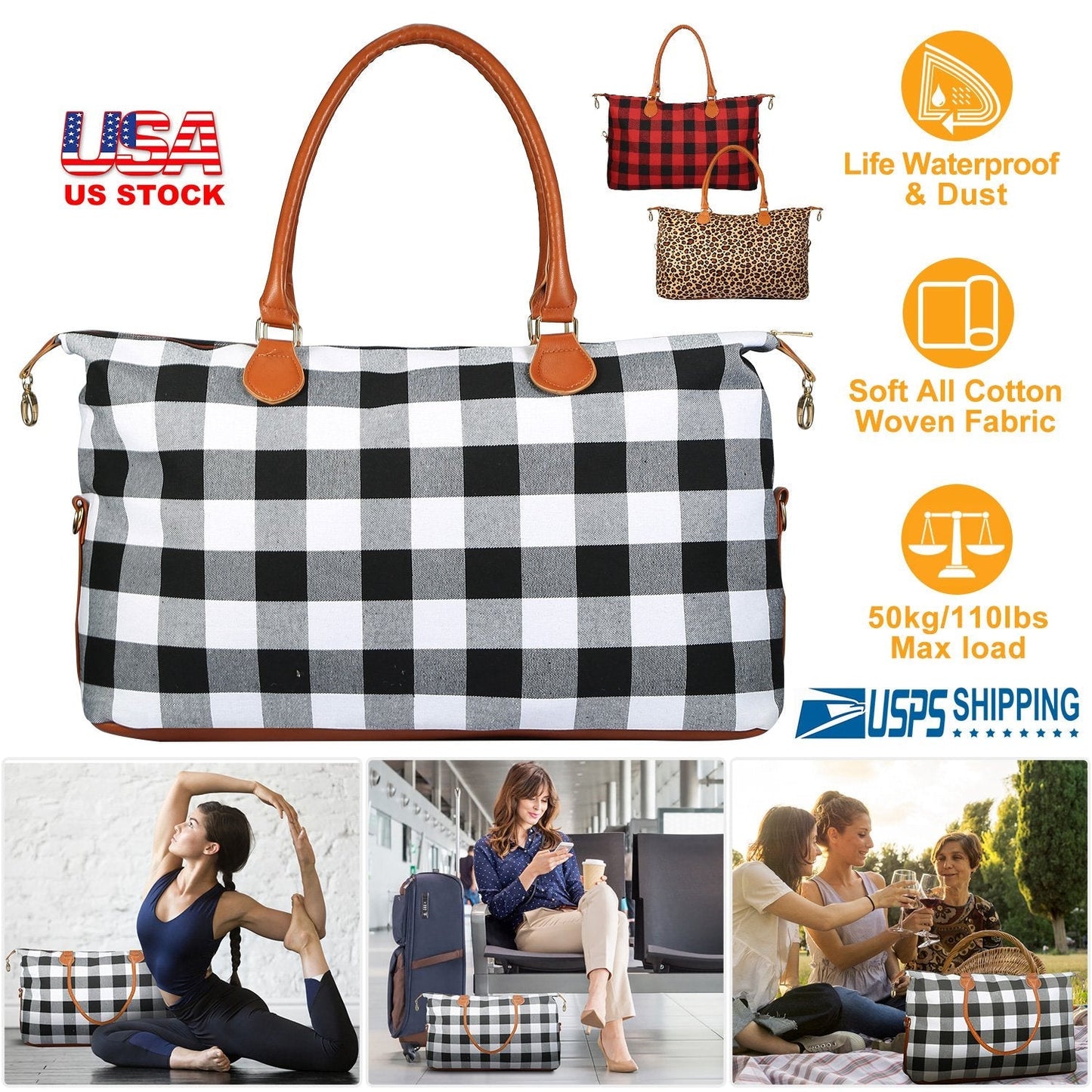 GBruno Women's Premium Duffle Bag