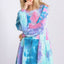 Colorful Plus Size Boho Chic Long Sleeve Dress