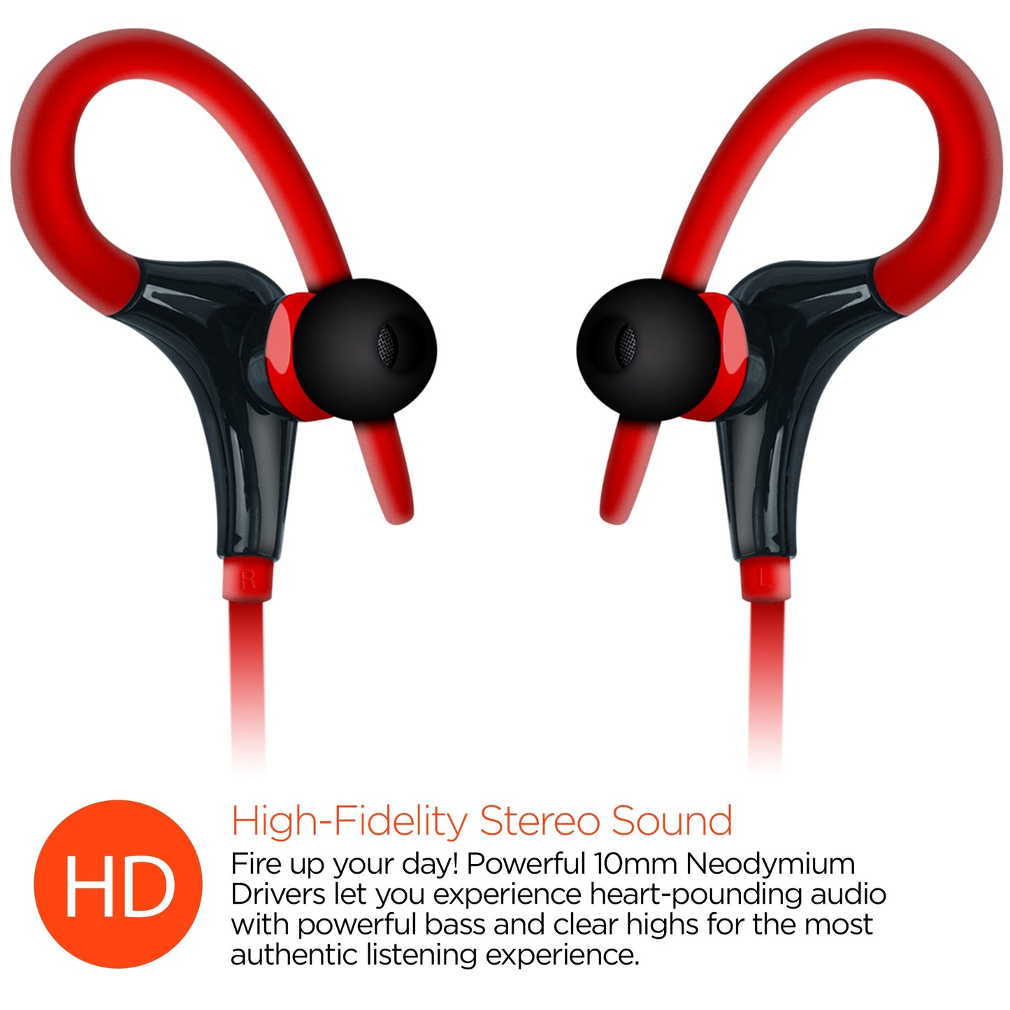 Écouteurs sans fil Bluetooth HyperGear Marathon Sport