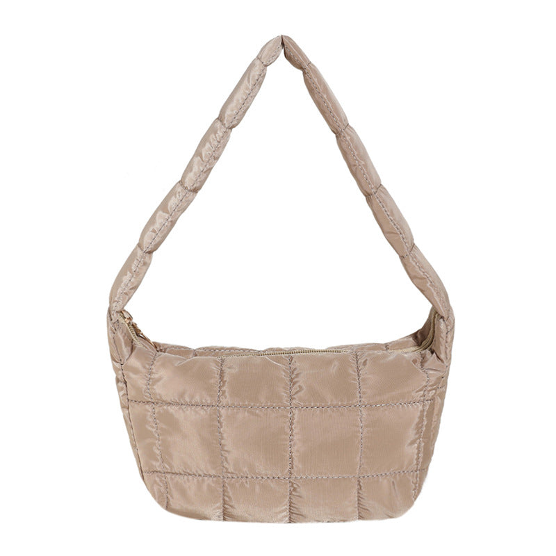 Trendy Pleated Cloud-Shaped Shoulder Bag for Women