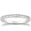 14k White Gold Channel Set Diamond Wedding Ring Band