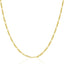 Chaîne Figaro en Or Jaune 14k Solide 1.9mm