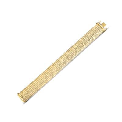 Pulsera Flex Diamante Bold de Oro Amarillo de 14k