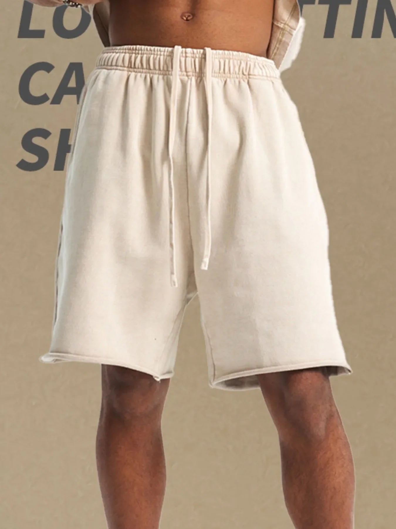 Pantalones Cortos Jogger de Cuerda para Hombre