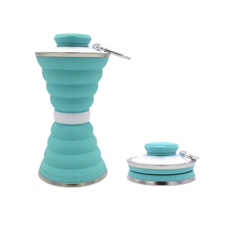 500ML Foldable Silicone Water Bottle for Travel