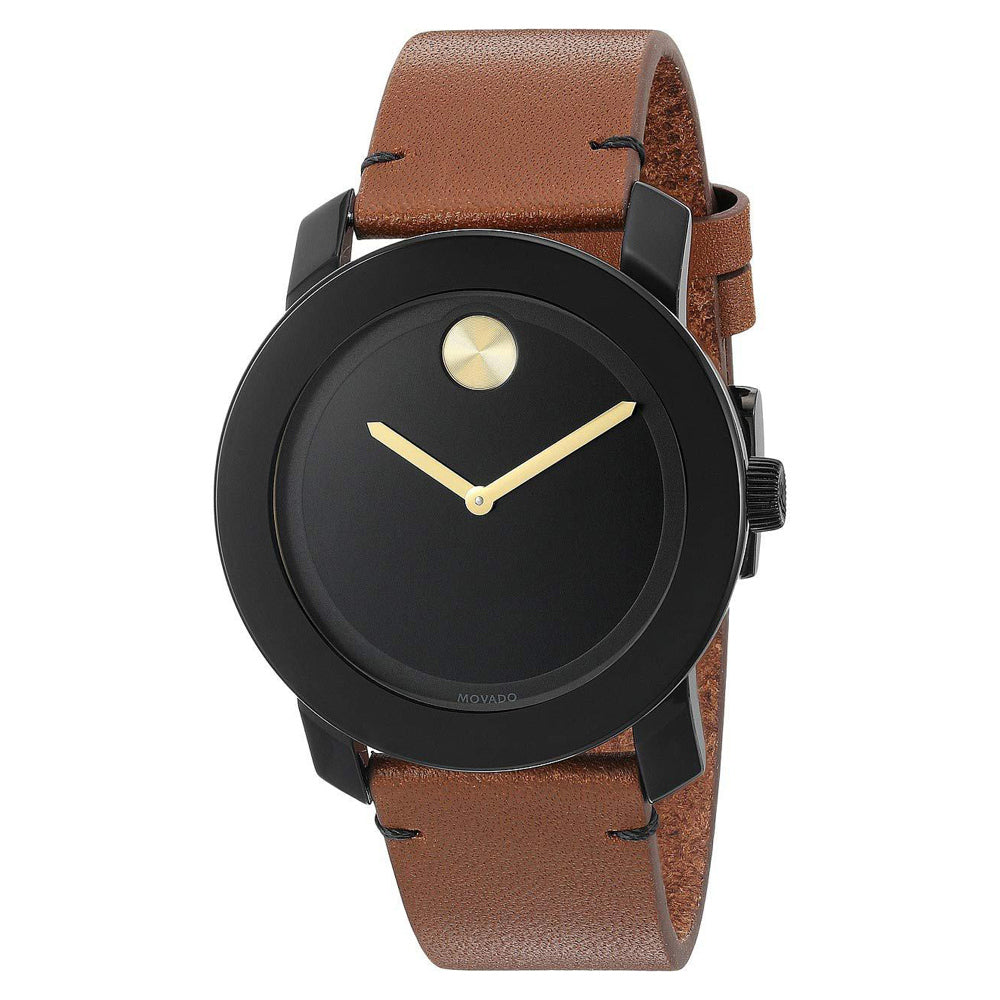 Movado Men's Bold Watch - Swiss Quartz with Leather Strap