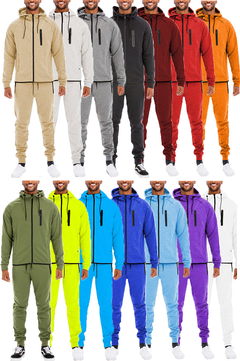 Conjunto de Sudadera Sólido Dinámico