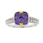 Anillo de Circonio Cubico Genuino en Plata Esterlina