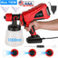 Pulverizador de pintura eléctrico HVLP de 750W con 3 patrones de pulverización