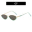 Gafas de sol de metal con marco pequeño y elegante