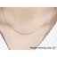 14k Rose Gold Diamond Cut Cable Link Chain - 1.1mm