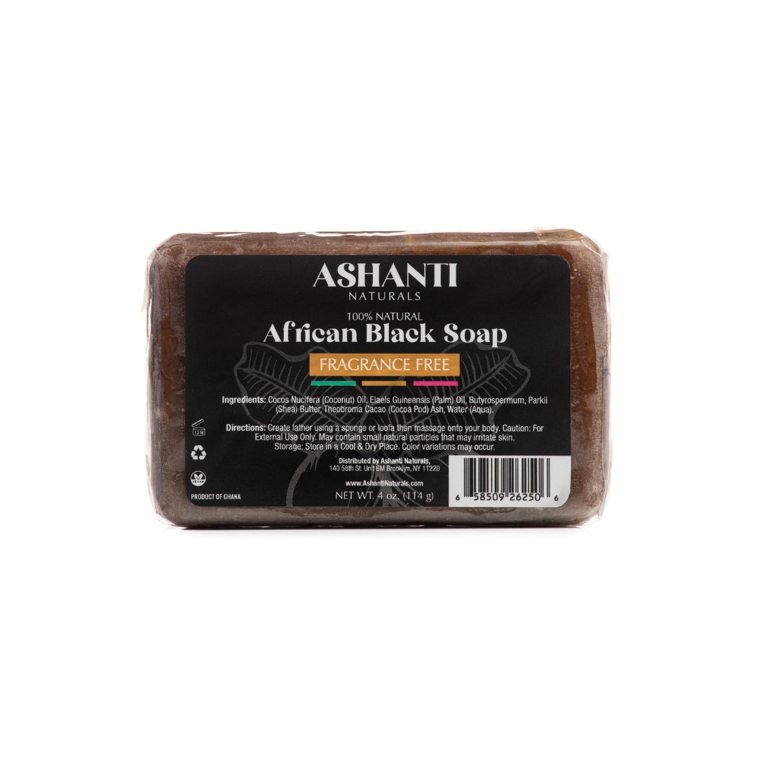 Ashanti Naturals 100% Savon Noir Africain - Sans Parfum