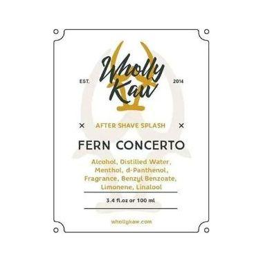 Collection de rasage Fern Concerto de Wholly Kaw