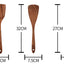 Juego de Utensilios de Teak Hechos a Mano de 7 Piezas