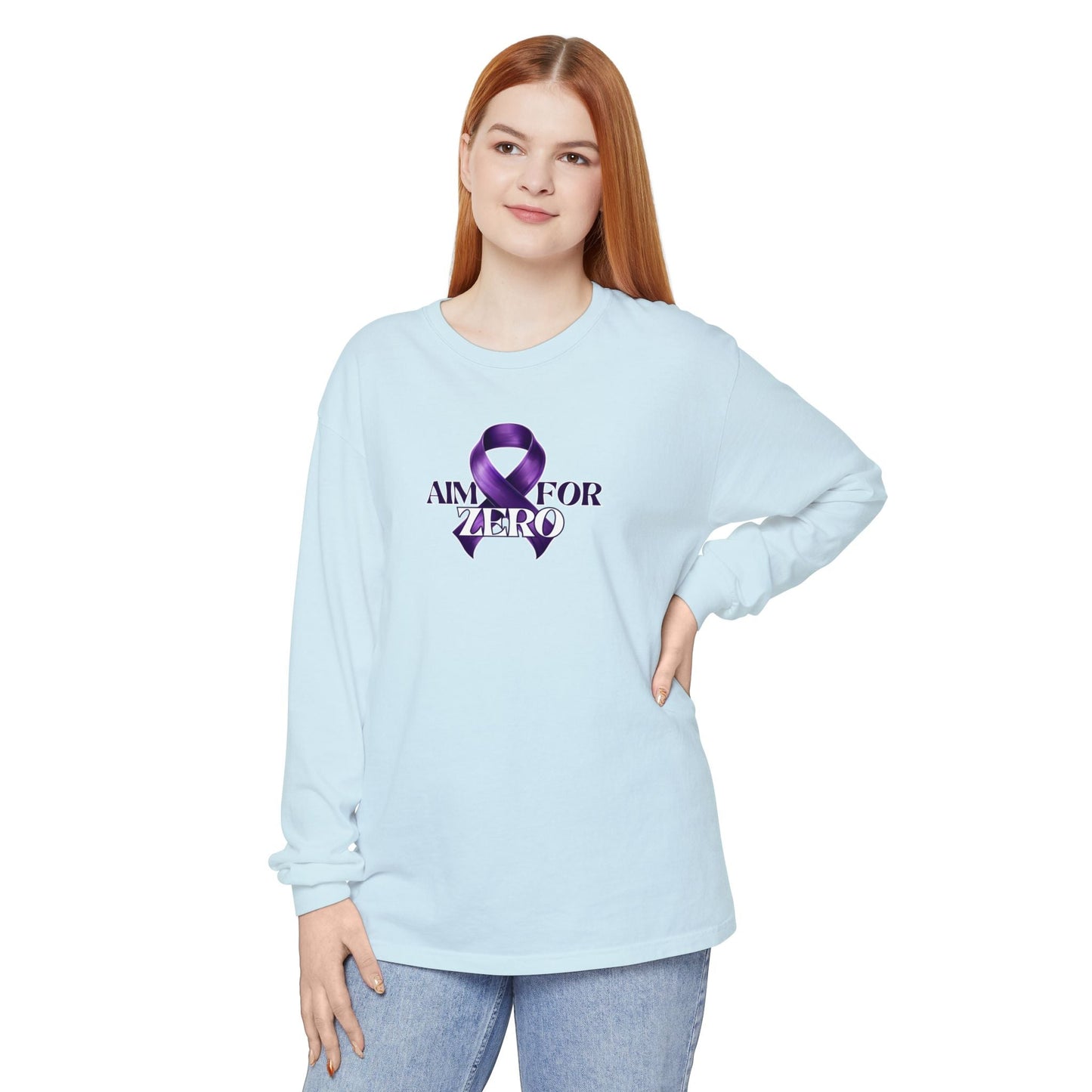 Camiseta de Manga Larga Unisex Aim for Zero