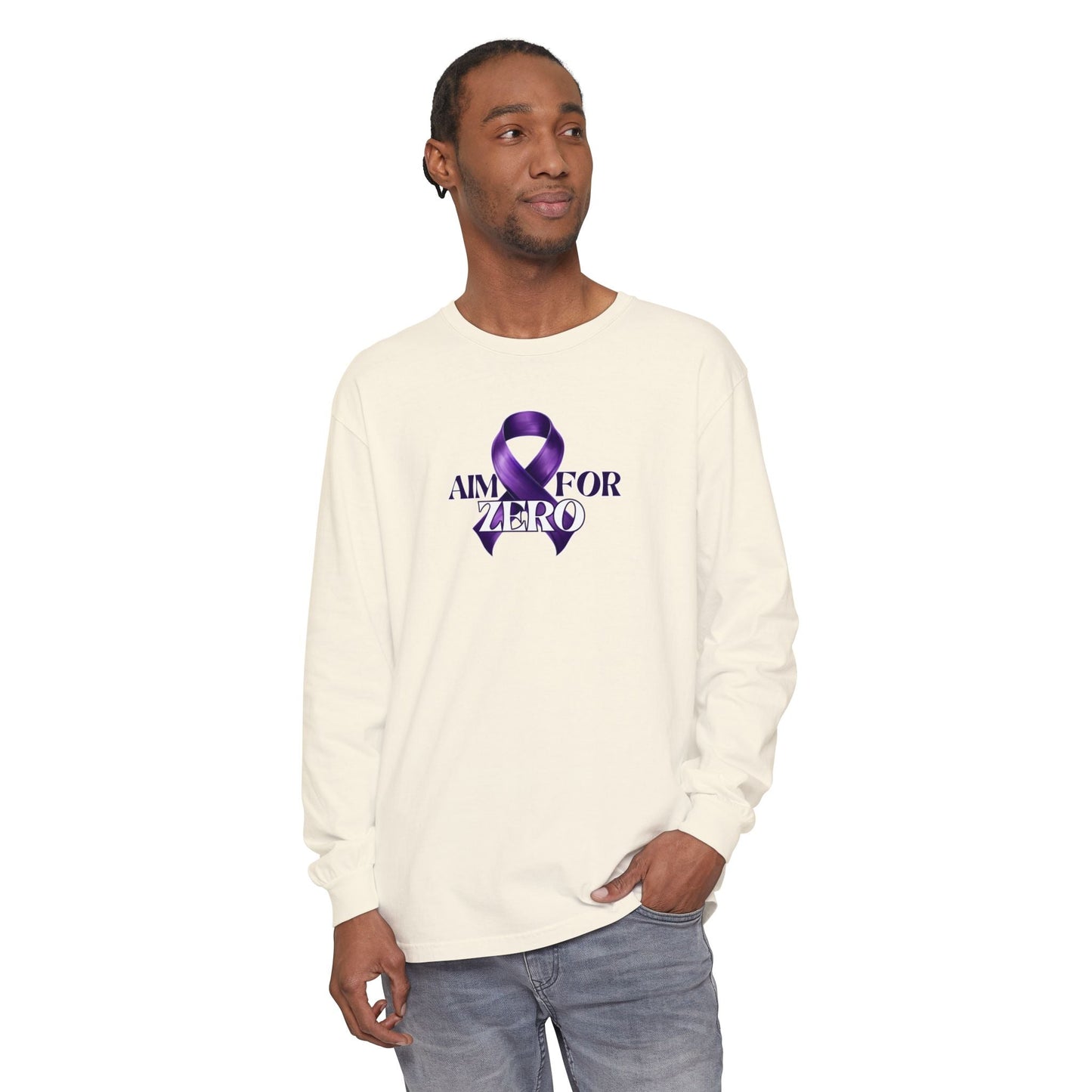 Camiseta de Manga Larga Unisex Aim for Zero