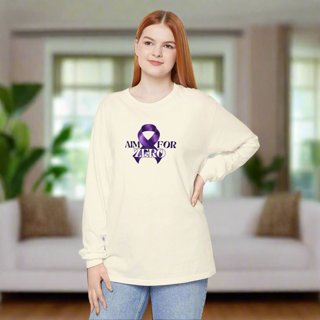 Camiseta de Manga Larga Unisex Aim for Zero