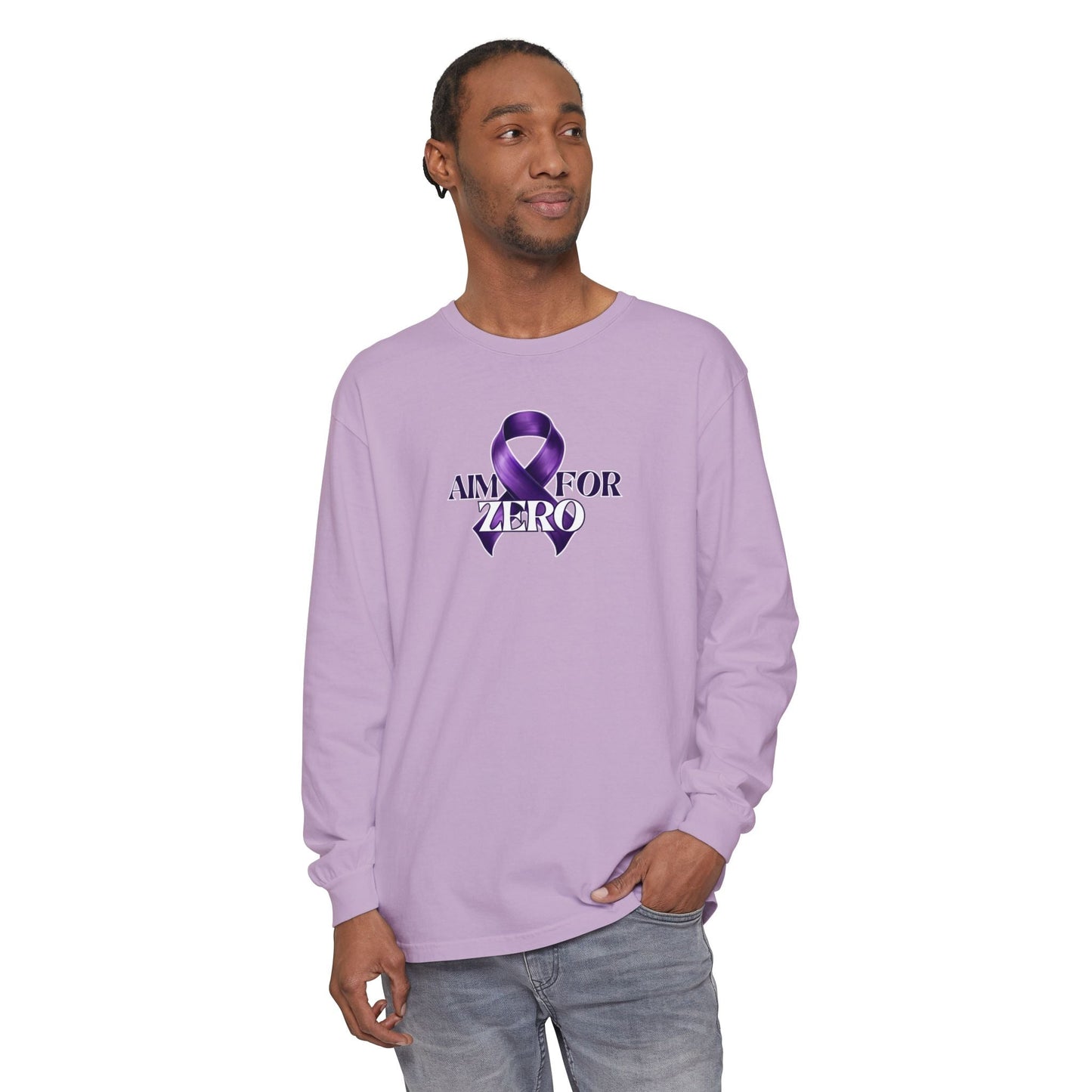 Camiseta de Manga Larga Unisex Aim for Zero