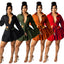 CM2153 Women's Cardigan and Pleated Skirt Set
