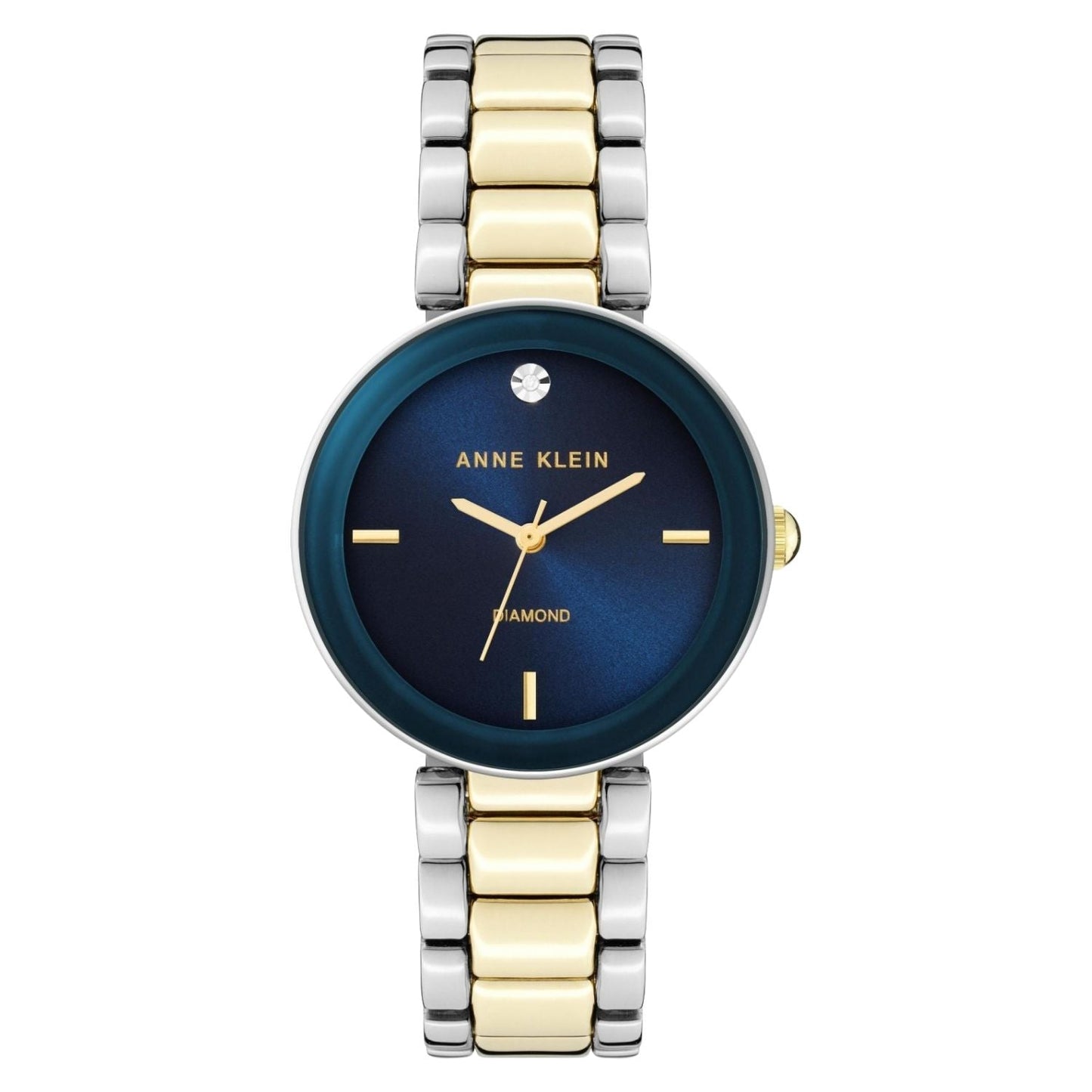 Reloj Clásico de Esmalte Azul para Mujer Anne Klein