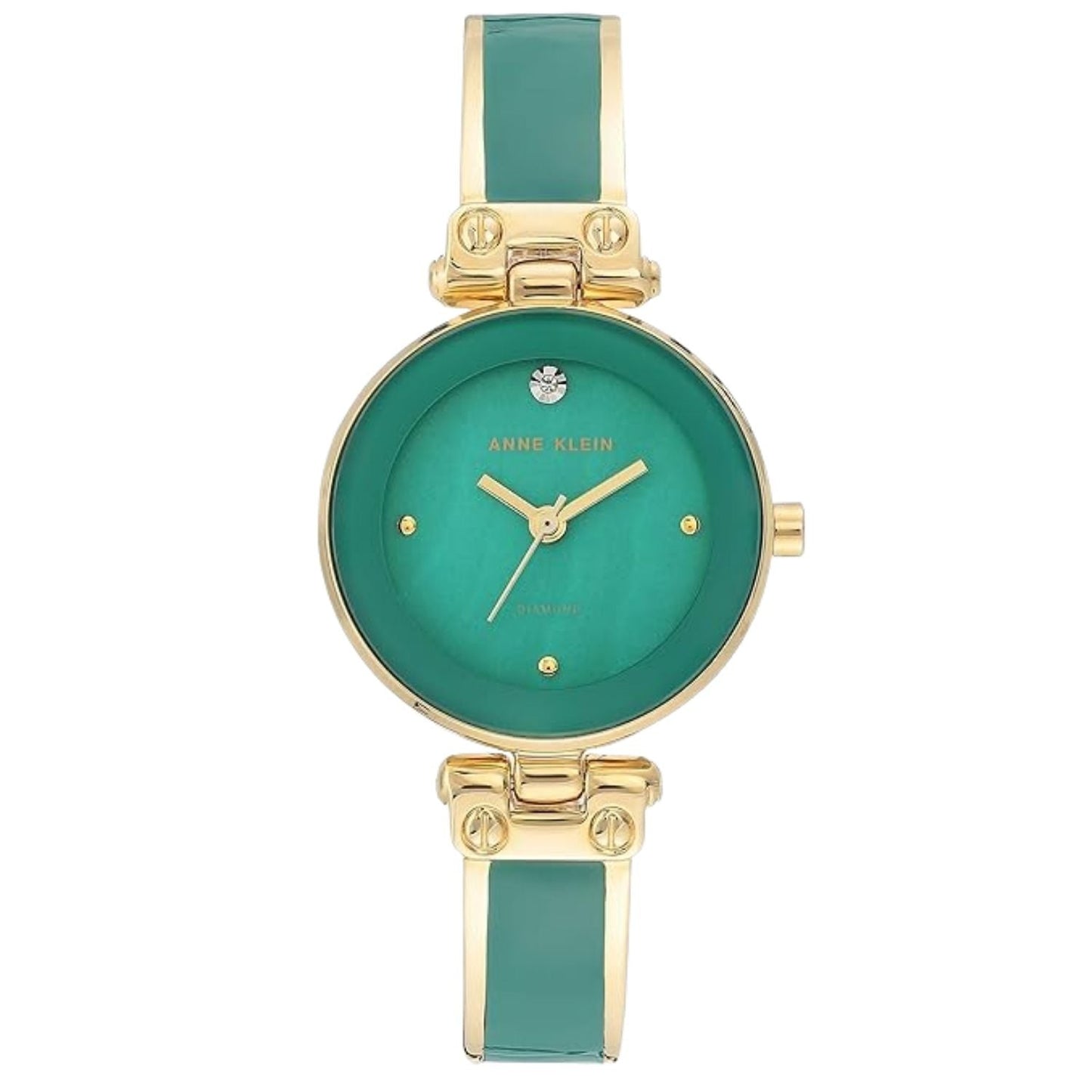 Reloj de mujer Anne Klein con esfera verde acentuada