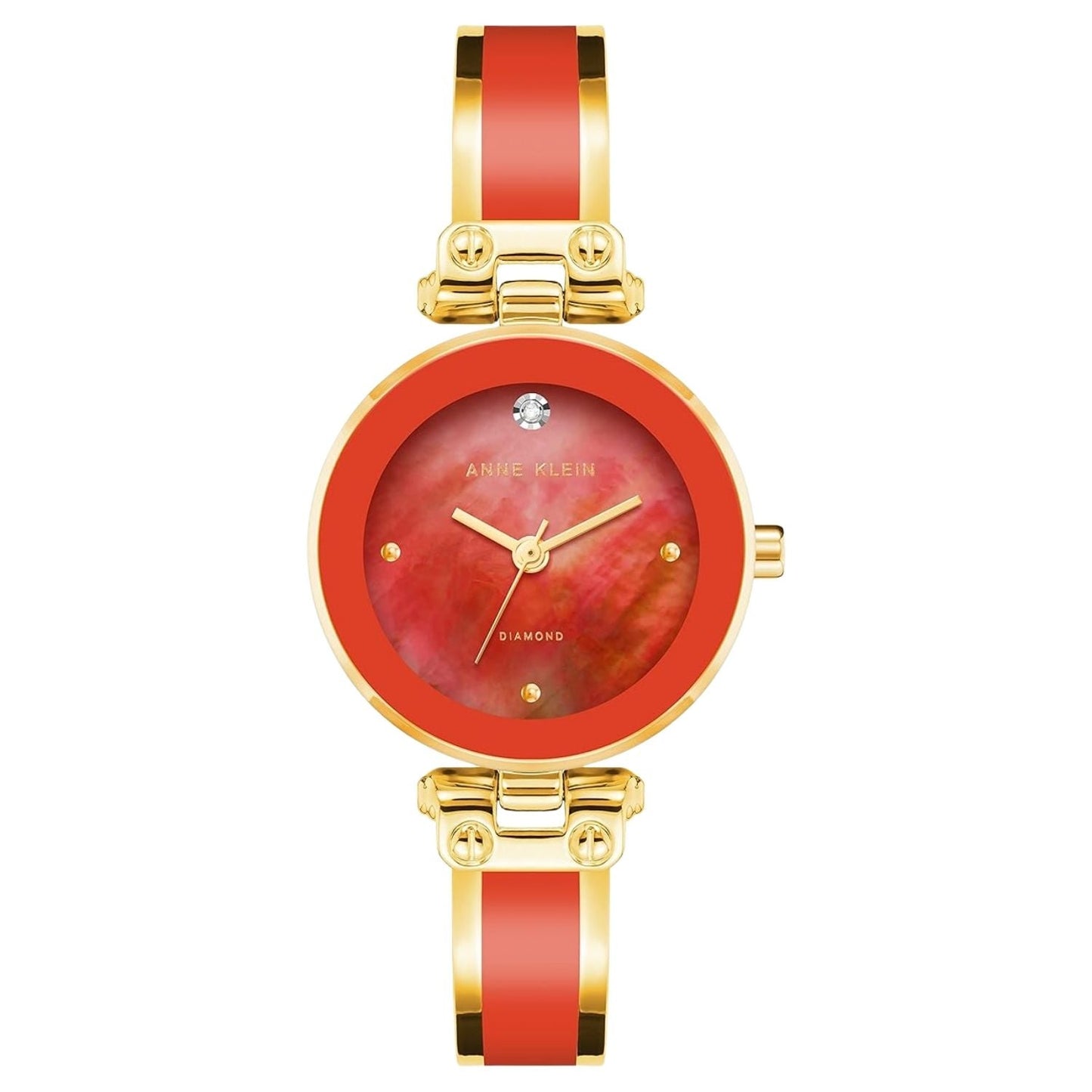 Anne Klein Women's Accented Red Dial Watch