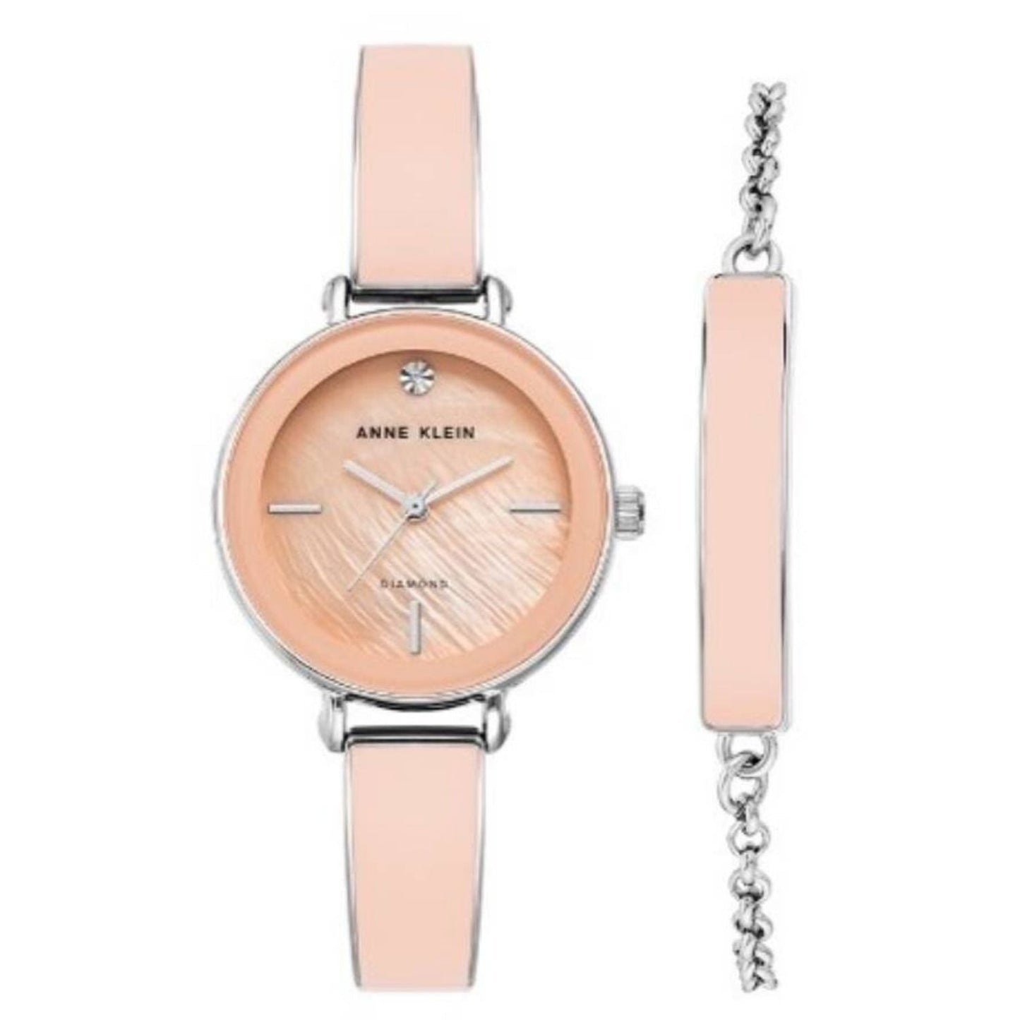 Anne Klein Women's Classic Pink Dial Watch