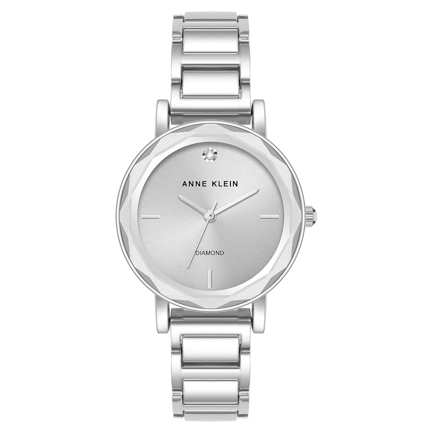 Reloj de Pulsera Clásico de Plata para Mujer Anne Klein