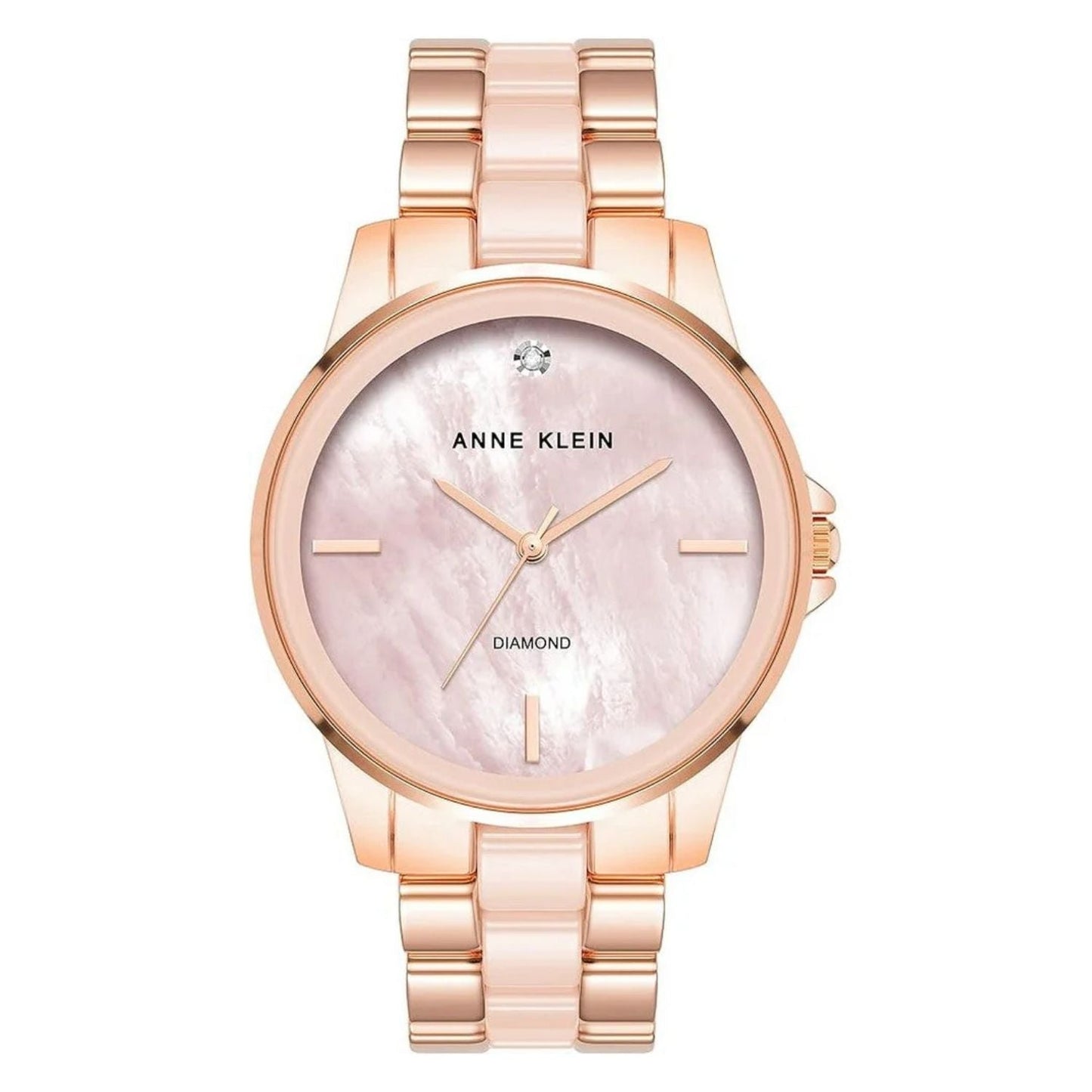Reloj Clásico de Dial Rosa para Mujer Anne Klein