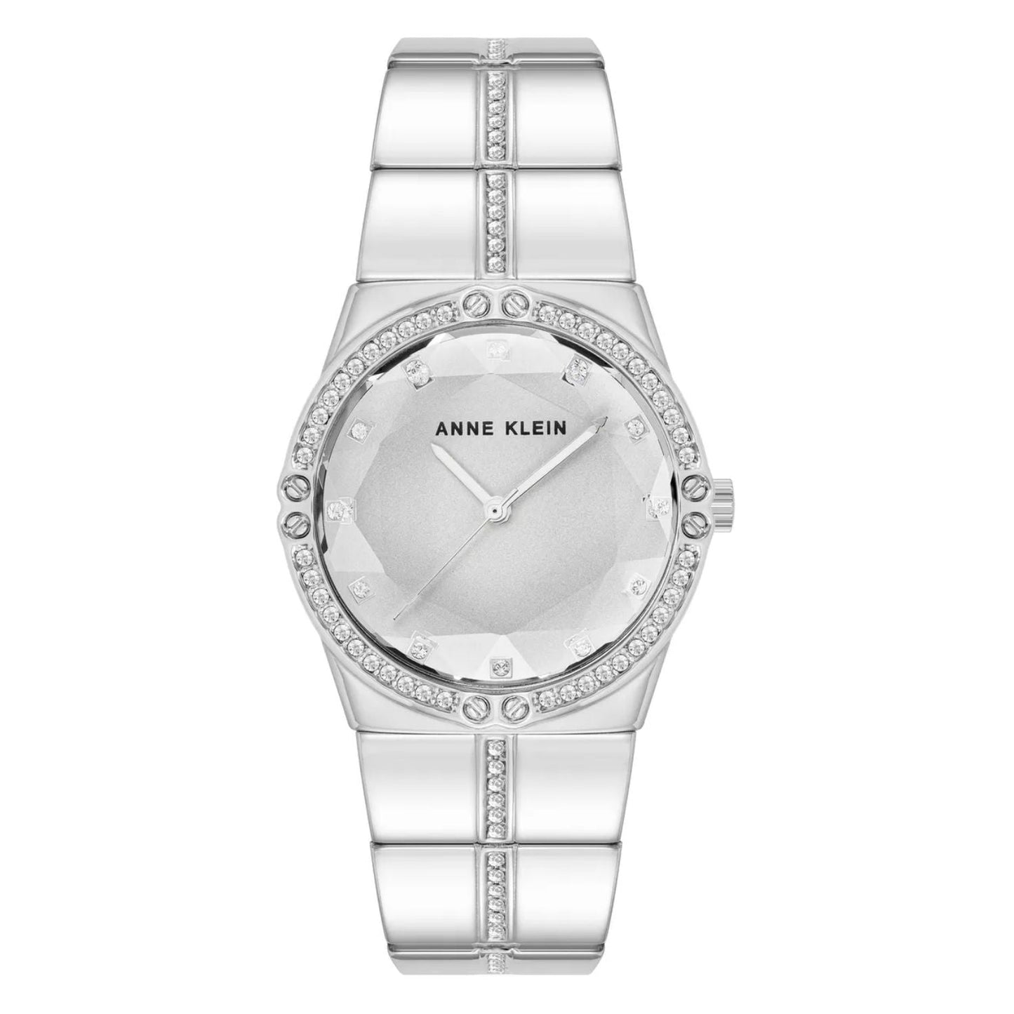 Montre-bracelet classique en argent pour femme Anne Klein