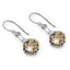 Ensemble de bijoux en argent sterling avec citrine véritable de 11,40 carats