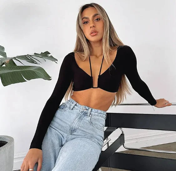 Women's Long Sleeve T-Shirt - Effortless Style and Comfort