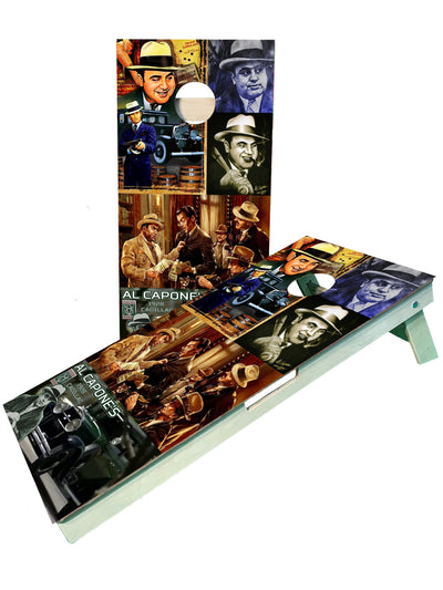 Premium Al Capone Cornhole Boards - Ultimate Outdoor Game Experience - Korvel