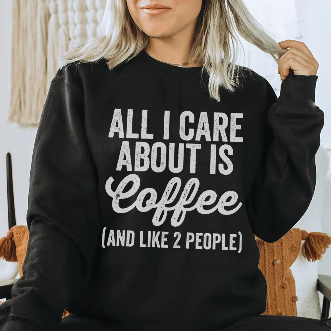 Tout ce que je veux, c'est un sweat-shirt au café