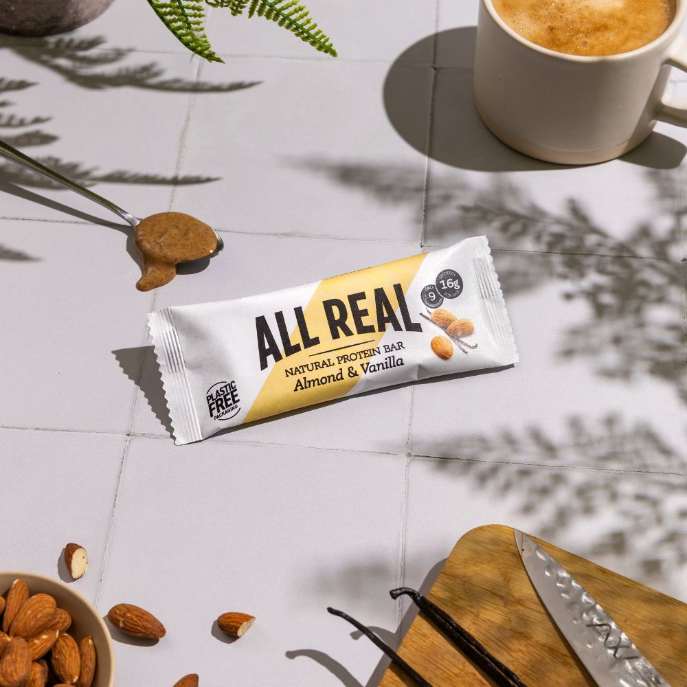 Barra de Proteína de Almendra y Vainilla - 50g x 12 Barras