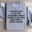 Sweatshirt Alphabet Soup