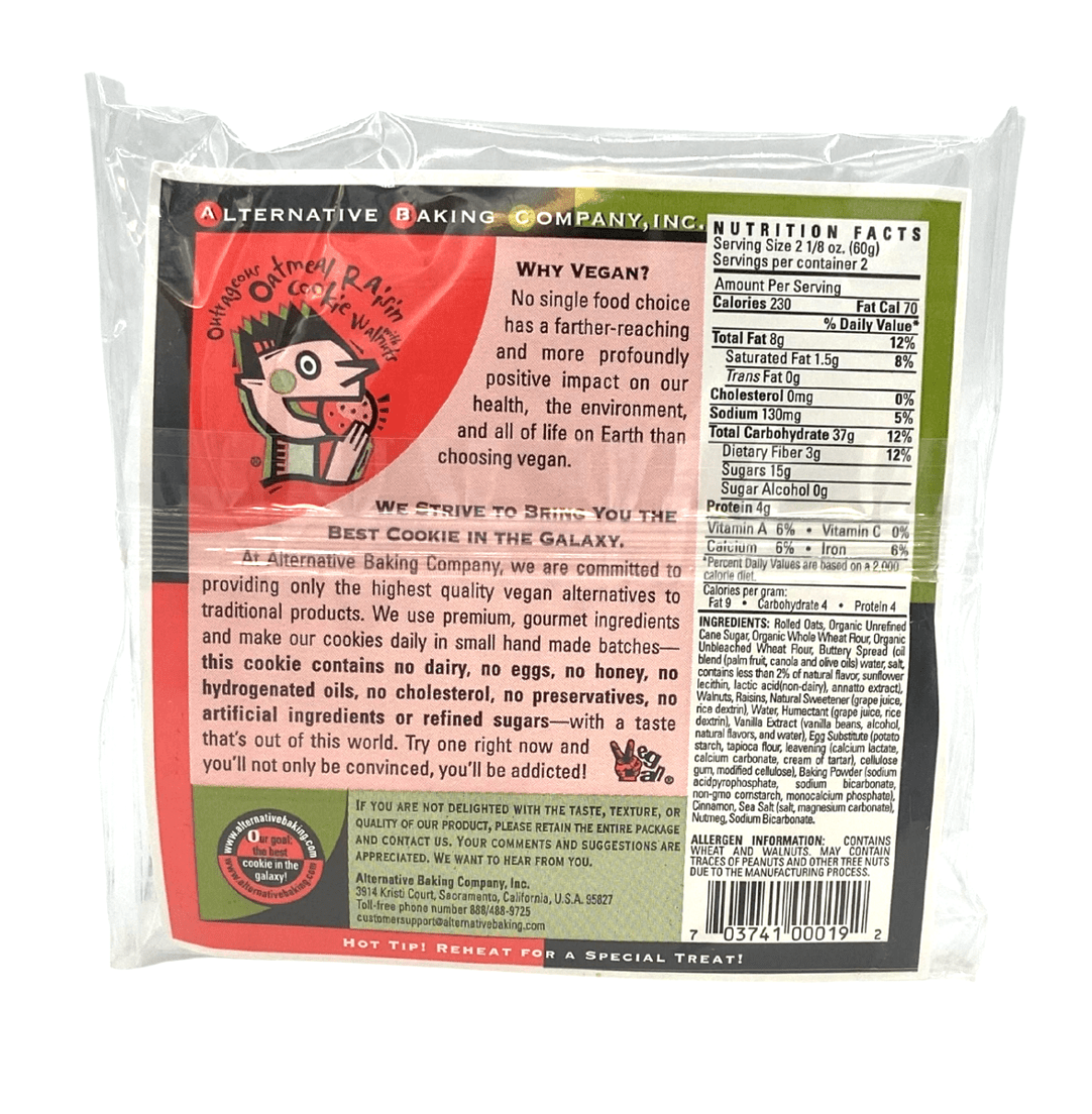 Galletas Veganas Sandwich, 4.25 oz - Deliciosamente Indulgentes