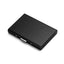 Aluminum Alloy Anti-Degaussing Credit Card Holder Black Stainless Steel Bank Card Holder Metal Card Holder RFID - Korvel