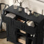 Elegant Wooden Storage Cabinet with Drawers and Shelves