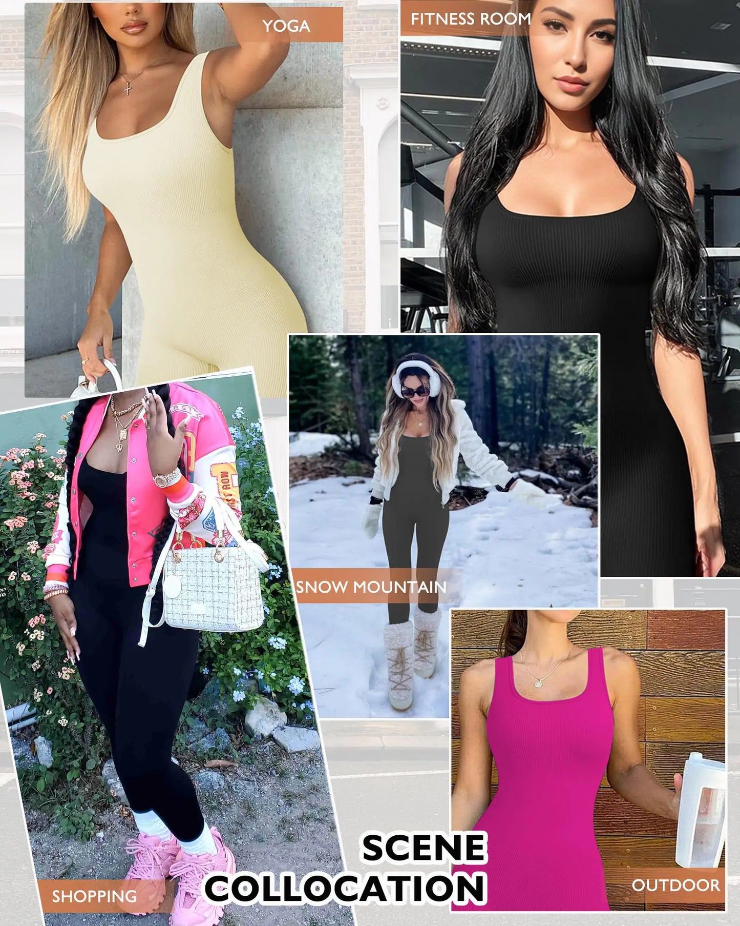 Mono de entrenamiento sin costuras para mujer AURUZA - Rosa