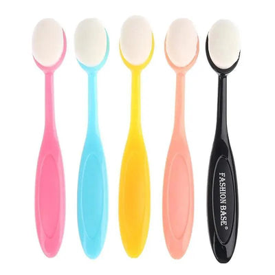 Colorful 5-Piece Blender Brush Set for Art and Makeup